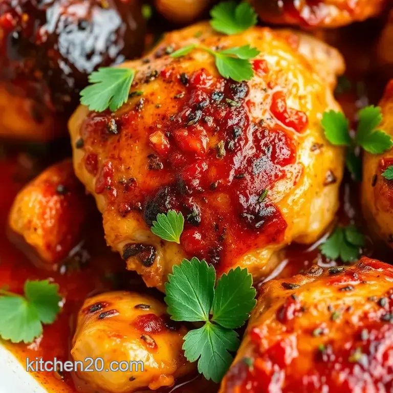 Roast Eggplant Chicken Healthy Delight presentation