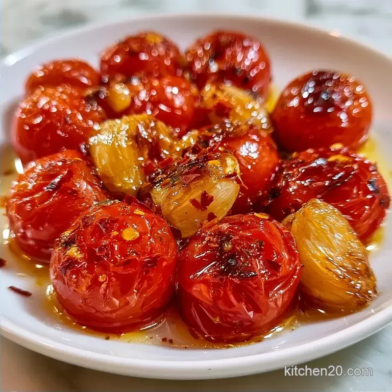 Roasted Cherry Tomatoes and Garlic