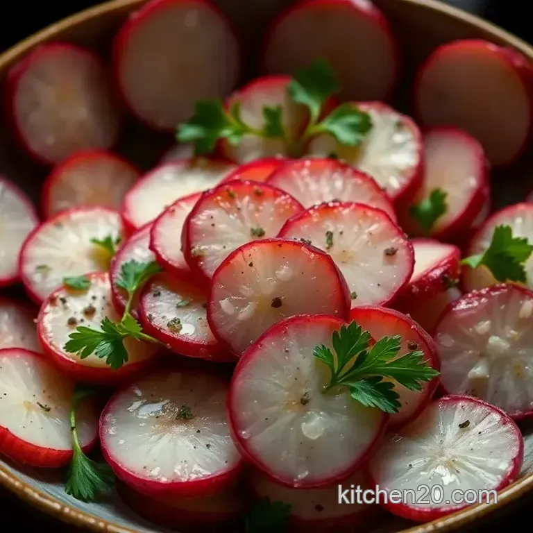 Easy Roasted Radish Salad: A Zesty Herb-Infused Delight