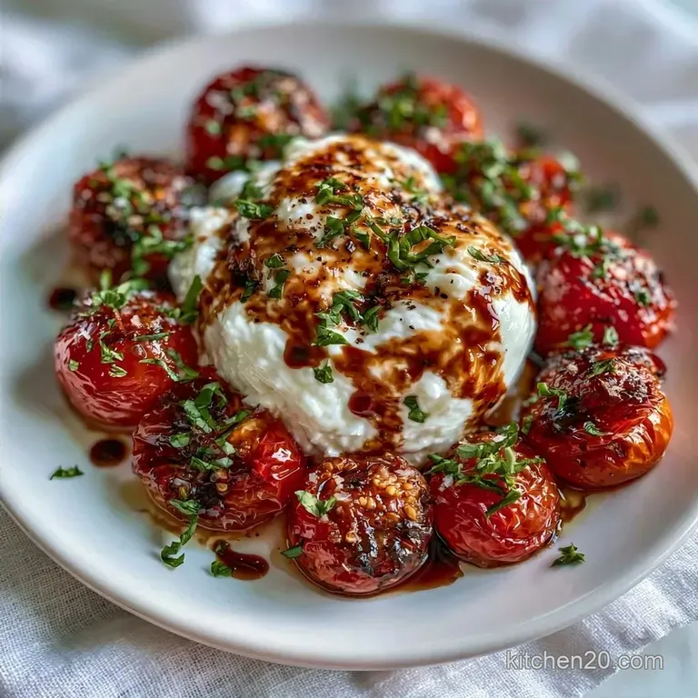 Roasted Tomato Salad with Burrata