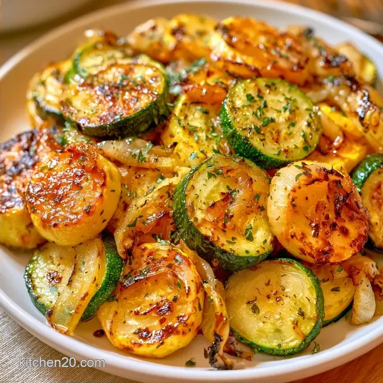Crispy Roasted Zucchini and Squash