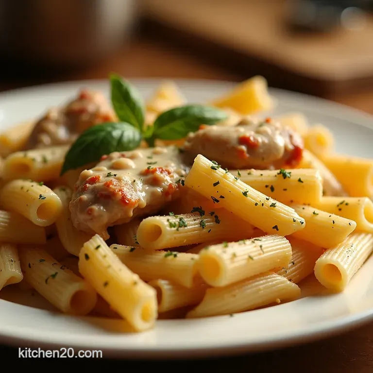 Rotisserie Chicken Pasta Bake Comfort Food Reimagined presentation