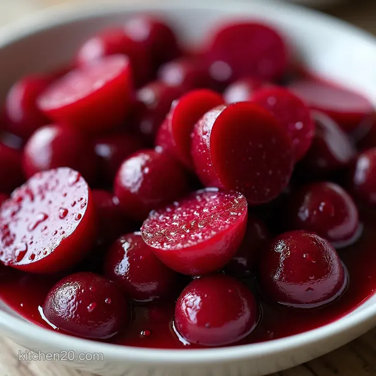 Ruby Red Pickled Beets Grannys Classic Canner Recipe