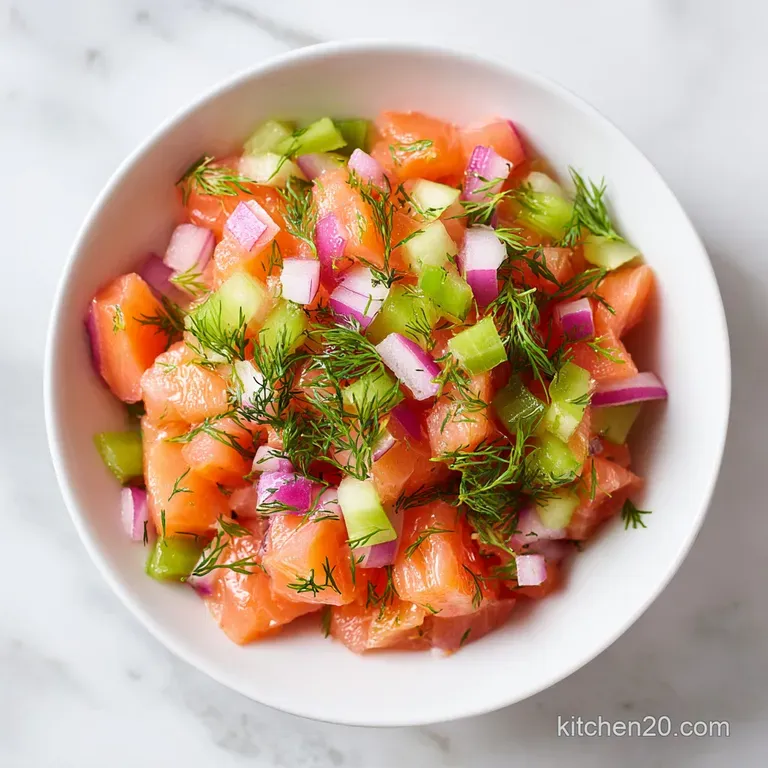 Salmon Salad: Zesty and Velvety