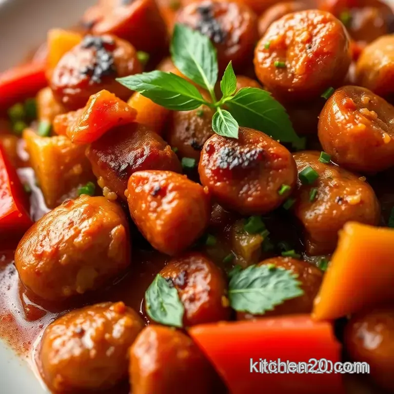 Sausage and Peppers: an Italian-American Classic presentation