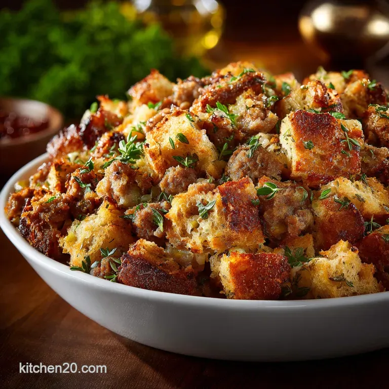 Sausage Herb Stuffing: The Golden Standard Savoury Sage and Onion Classic