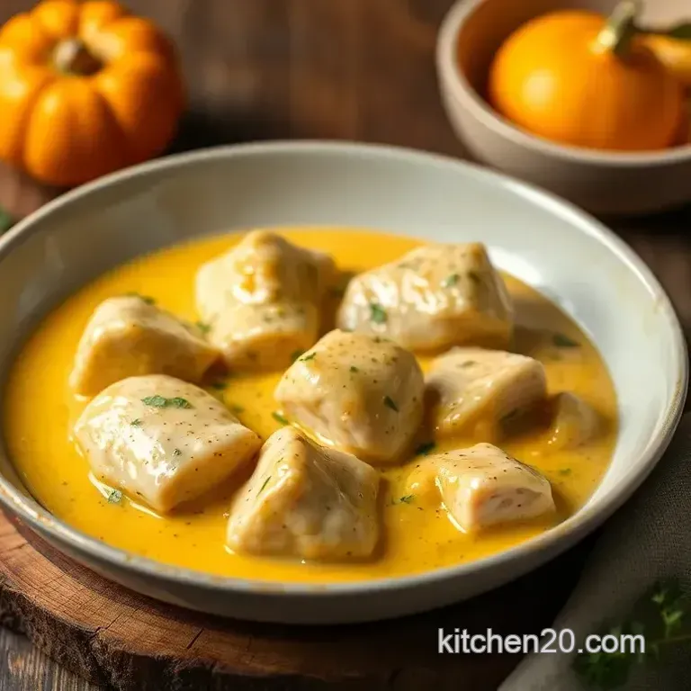 Sautéed Chicken in Creamy Amarillo Sauce