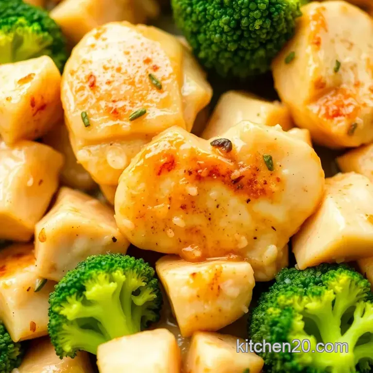 Sautéed Chicken in Garlic Butter Bliss presentation