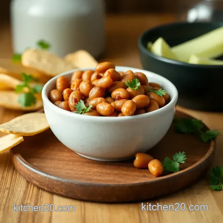 Sautéed Pinto Beans: Quick &amp Flavorful Dip presentation
