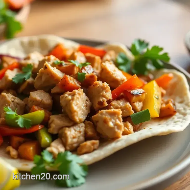 Sautéed Turkey Fajitas with Fresh Veggies