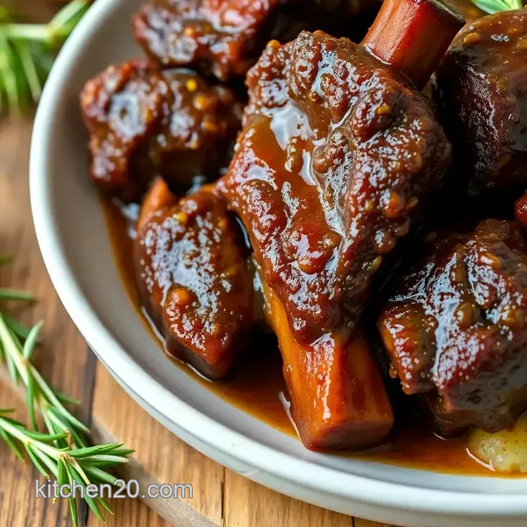 Savoring Braised Boneless Beef Ribs in 2.5 Hours presentation