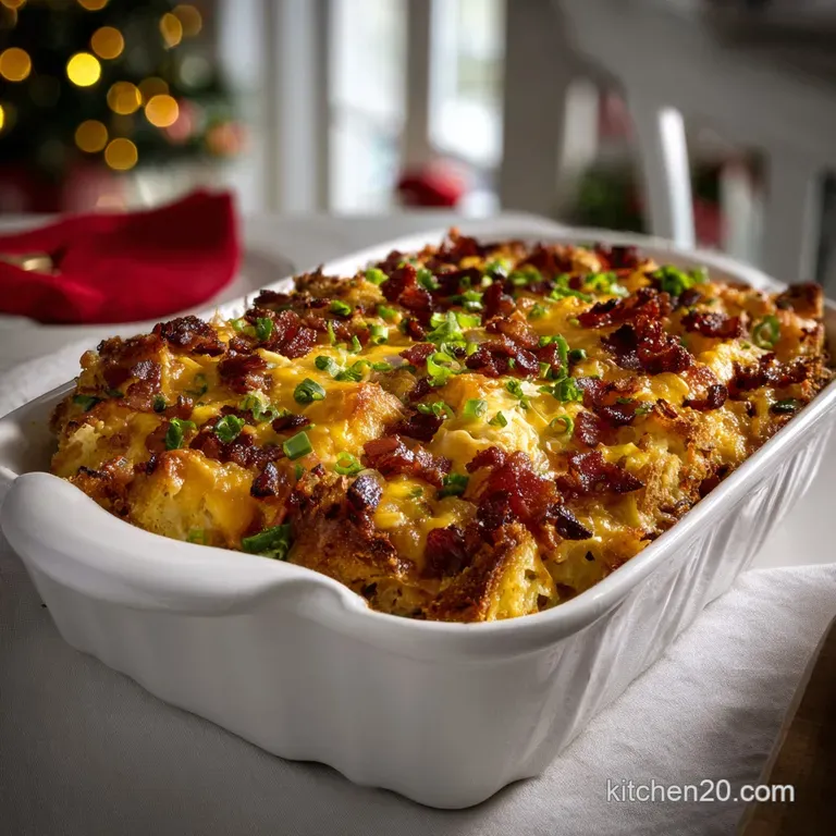 Savory Brioche Strata for Christmas Morning