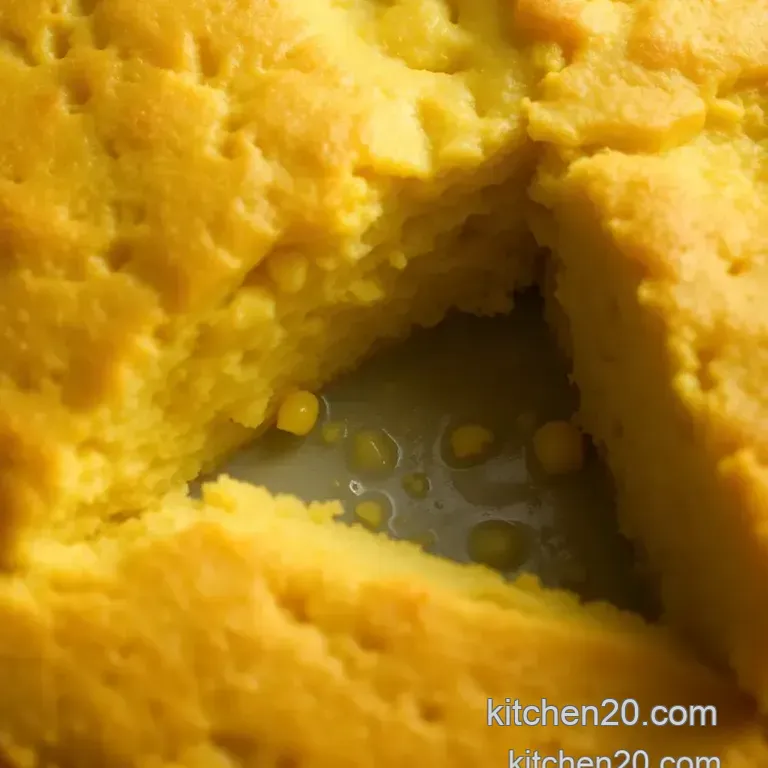 Savory Cornbread with Creamed Corn presentation