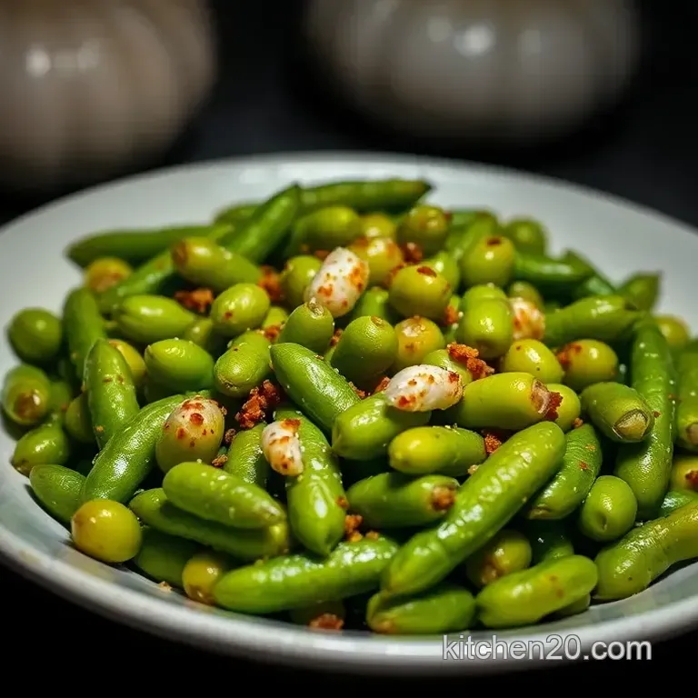 Easy & Zesty Edamame Recipe: Savory Garlic Snack with a Kick