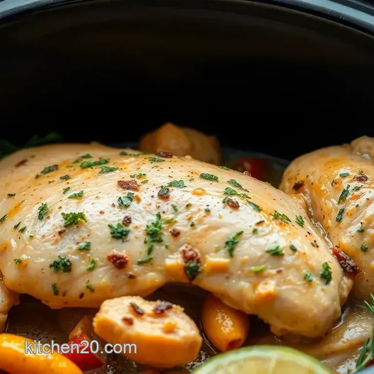 Savory Herb-Infused Slow Cooker Chicken Delight