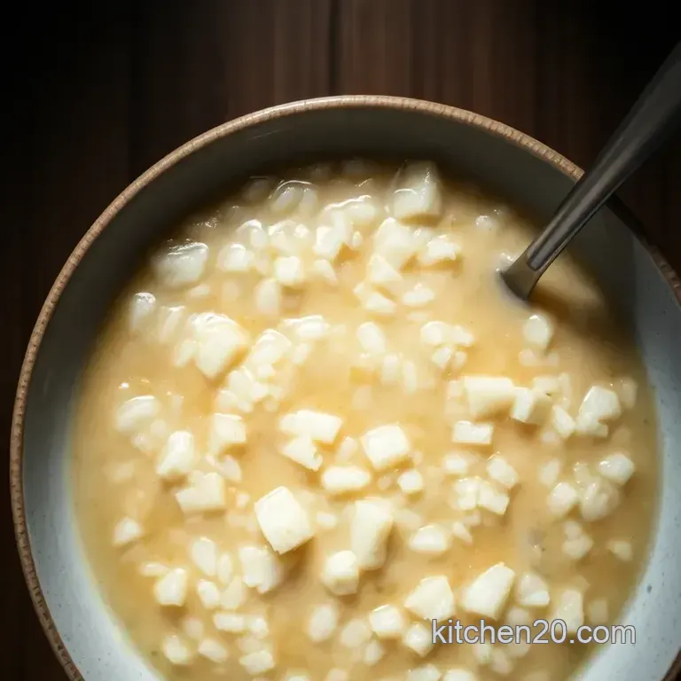 Savory Rice Gruel (Congee) presentation