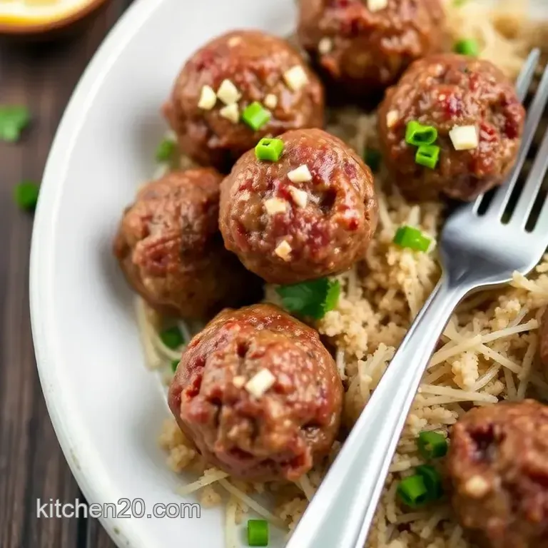 Sear-tastic Wagyu Beef Meatballs in 40 Minutes presentation
