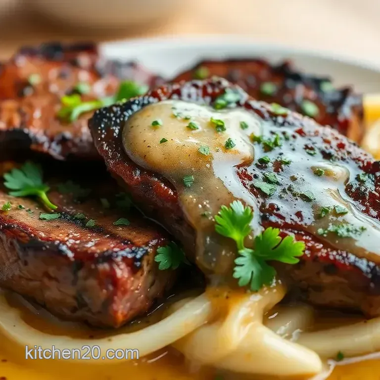 Seared Beef Steak with Rich Garlic Butter