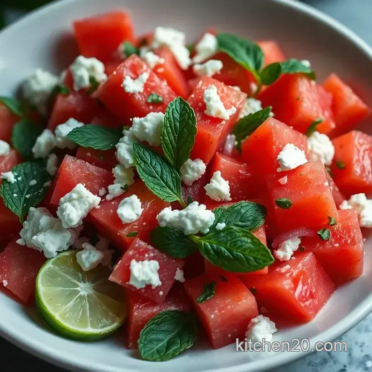 My Favorite Seeded Watermelon Salad with Mint and Feta