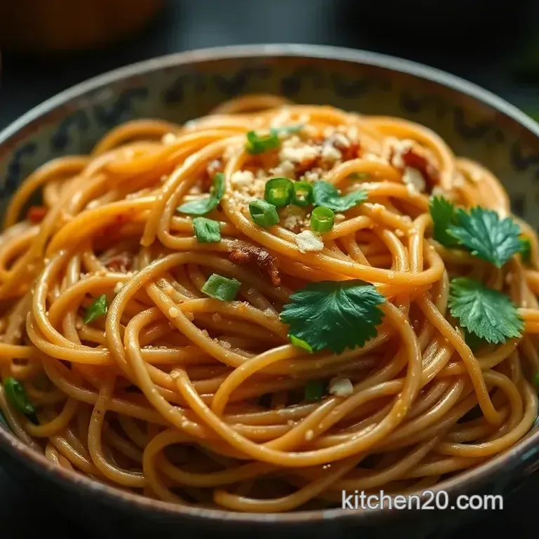 Easy Sesame Noodle Recipe: A Blissful Bowl of Flavor