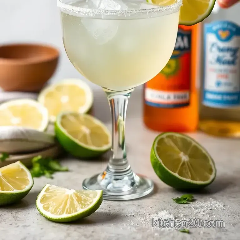 Skinny Margarita Delight presentation