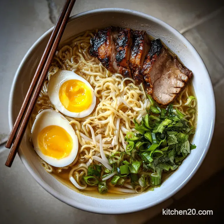 Shoyu Ramen Noodles: Silky Broth Build