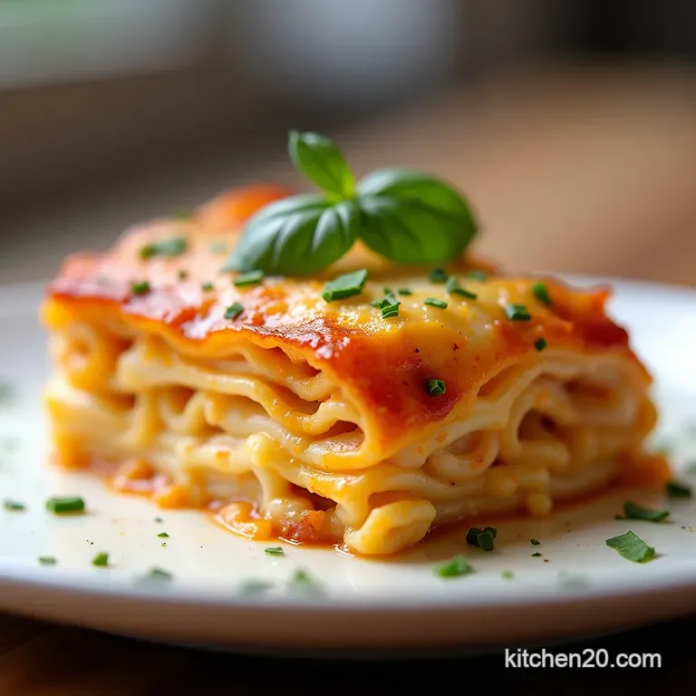 The Great British BakeOff Challenge Seafood Lasagna with Shrimp Crab Béchamel