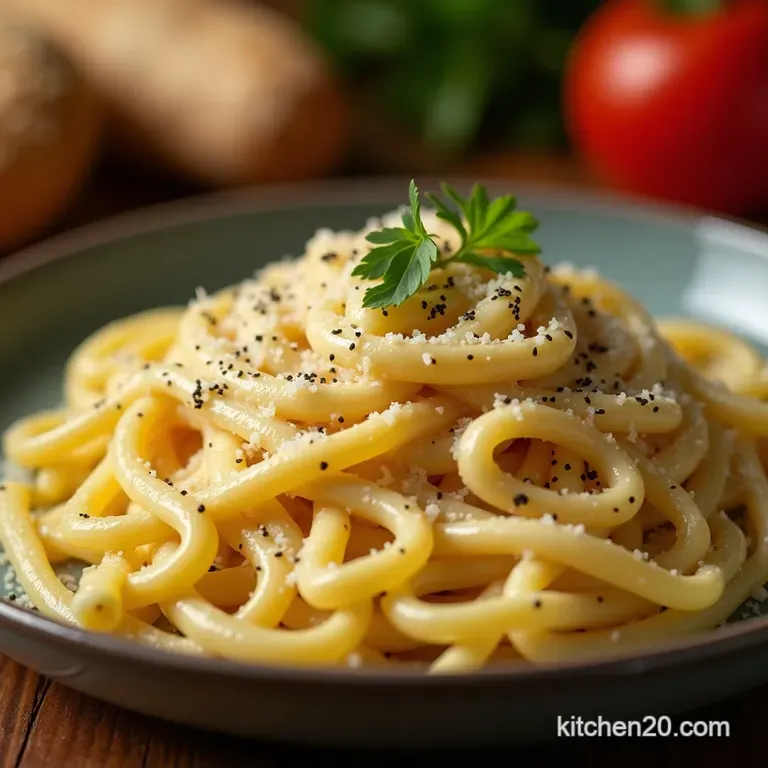 Alfredo Nirvana the Ultimate Rich Silky Homemade Pasta Sauce presentation