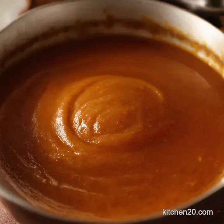 Silky Smooth Caramel Sauce Noburn Guarantee presentation