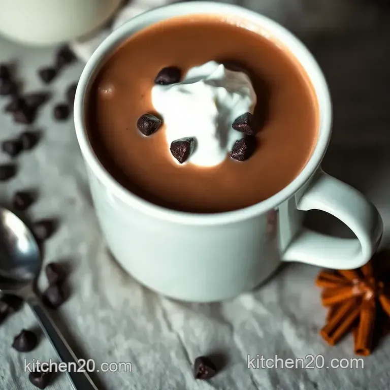 Silky Smooth Spiked Mexican Hot Chocolate presentation