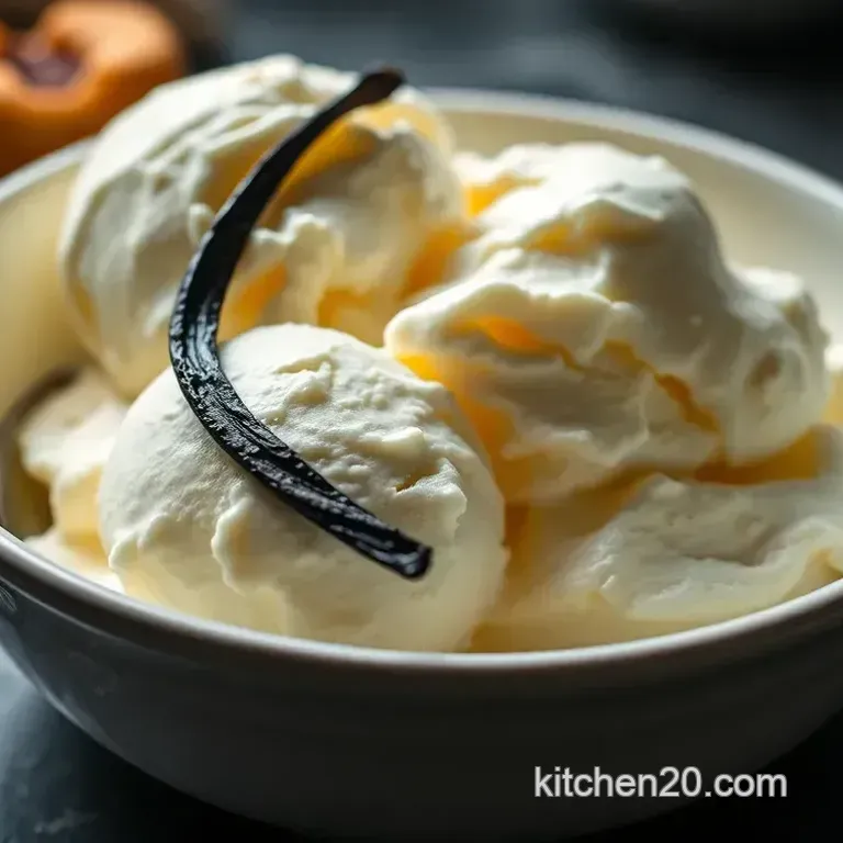 Silky Smooth Vanilla Bean Ice Cream