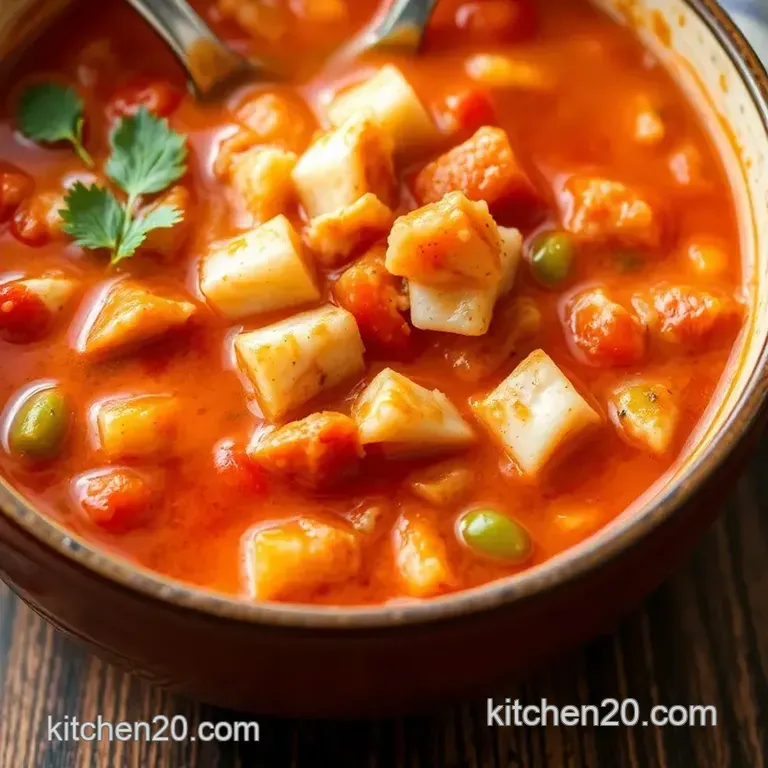 Simmering Maryland Crab Soup Delightfully presentation