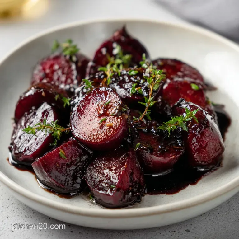 Roasted Beetroot: the Simple Balsamic Glaze Method presentation