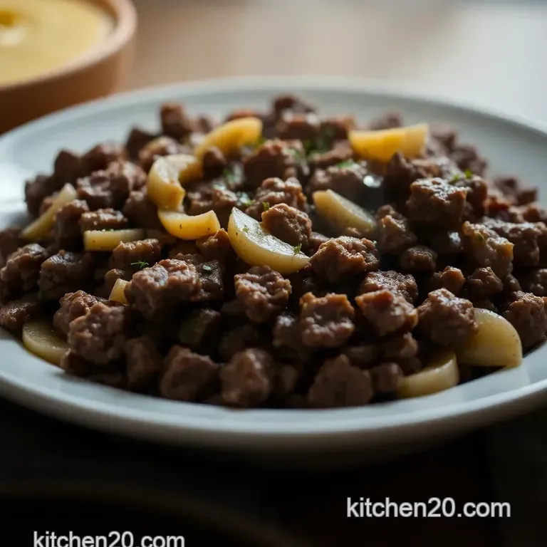 Simple Savoury Mince: a British Classic for Busy Weeknights presentation