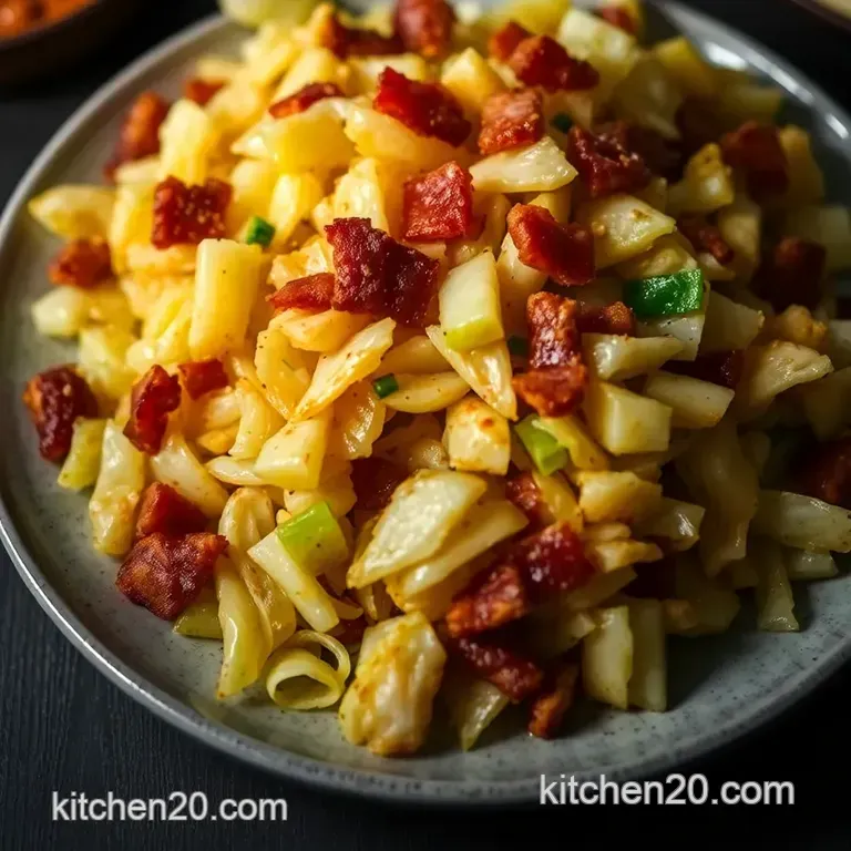 Sizzling Southern Fried Cabbage: a Flavorful Twist on a Classic Favorite presentation