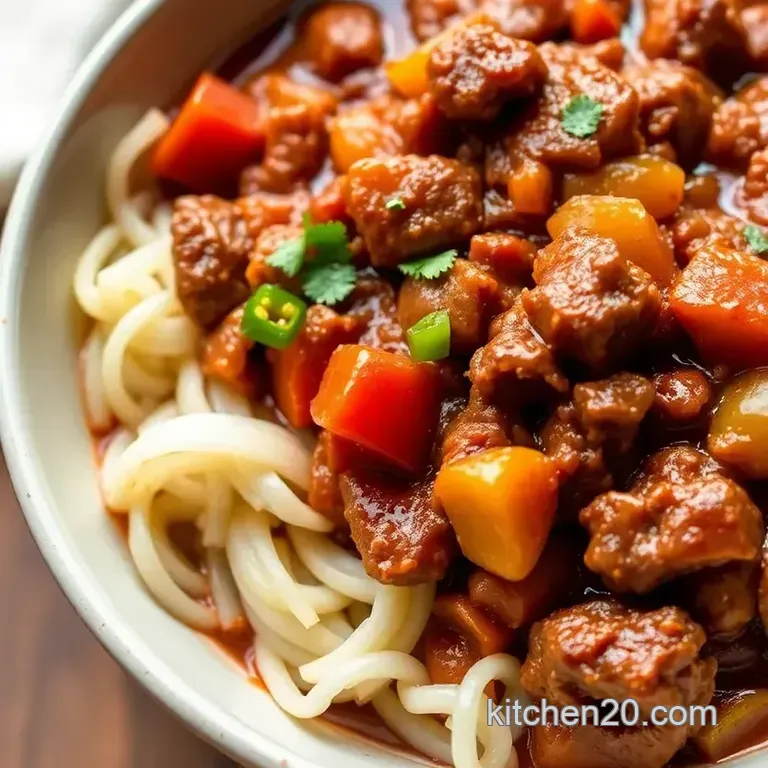 Slow Cooked Beef Chili for Cozy Nights presentation