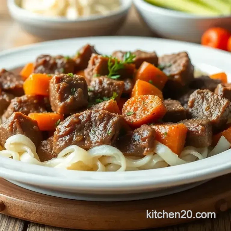 Savory Slow Cooked Beef with Kitchen Bouquet