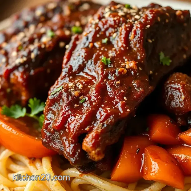 Slow-Cooked Boneless Beef Ribs That Melt
