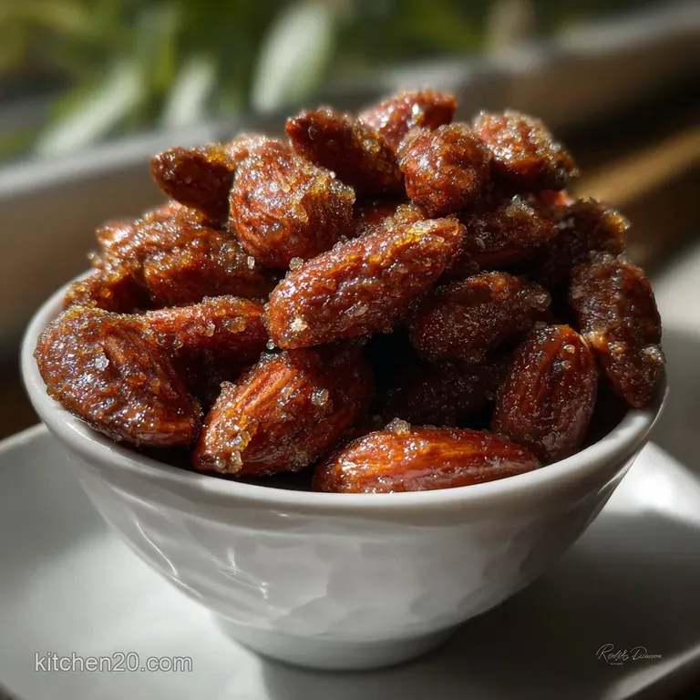 Slow Cooker Cinnamon Sugar Candied Almonds: Effortless Crunch presentation