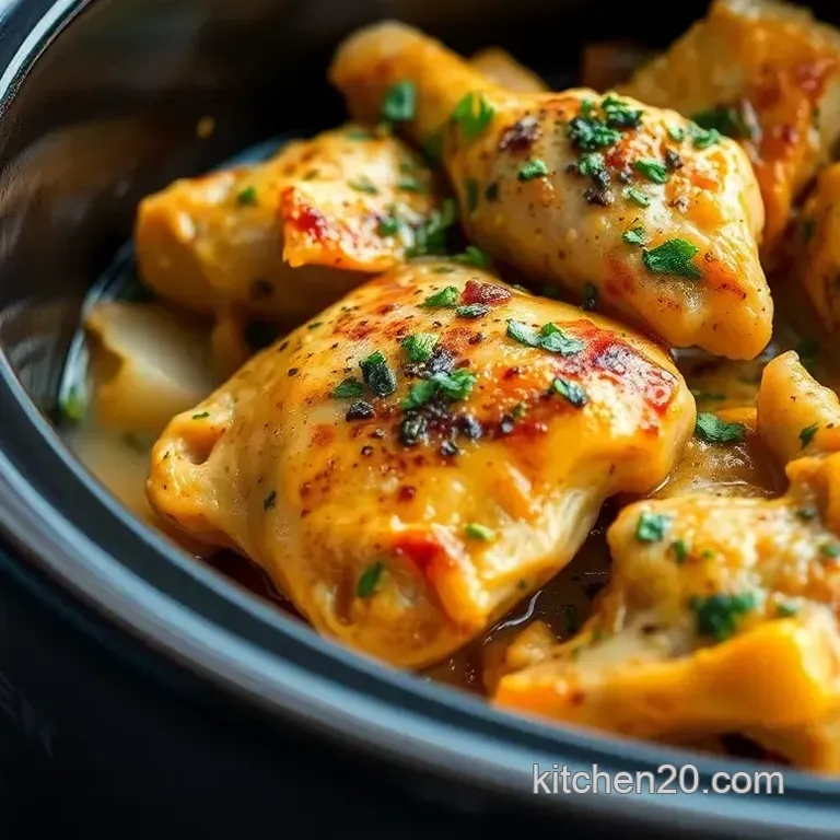 Slow Cooker Chicken with Flavorful Herbs