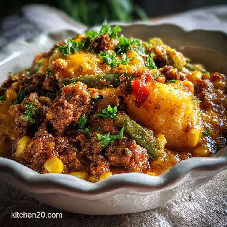 Slow Cooker Cowboy Casserole