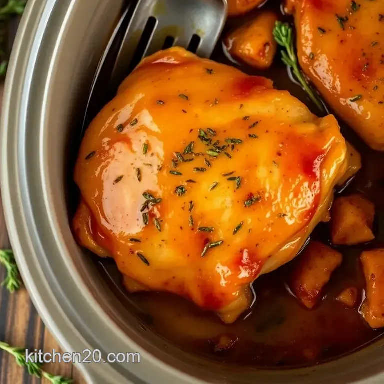 Slow Cooker Herb-Infused Chicken with Seasonal Vegetables presentation