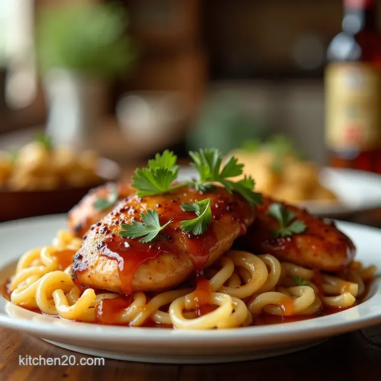 Slow Cooker Honey Teriyaki Chicken Bliss presentation