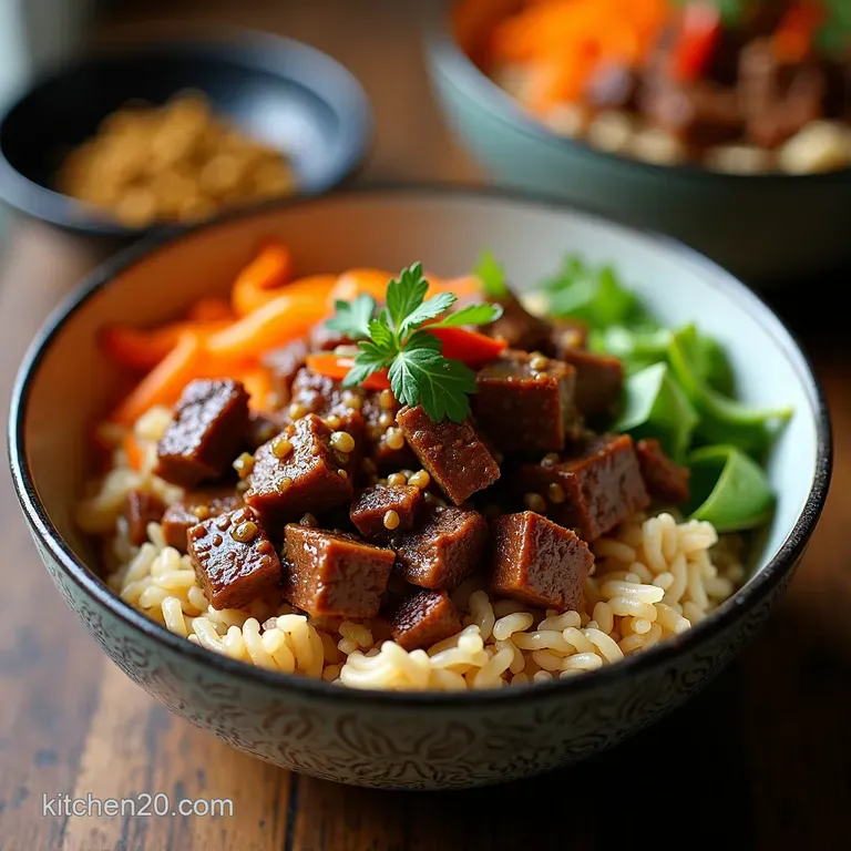 Smoky Sizzler Beef Pepper Rice Bowls Quick KoreanInspired Flavour