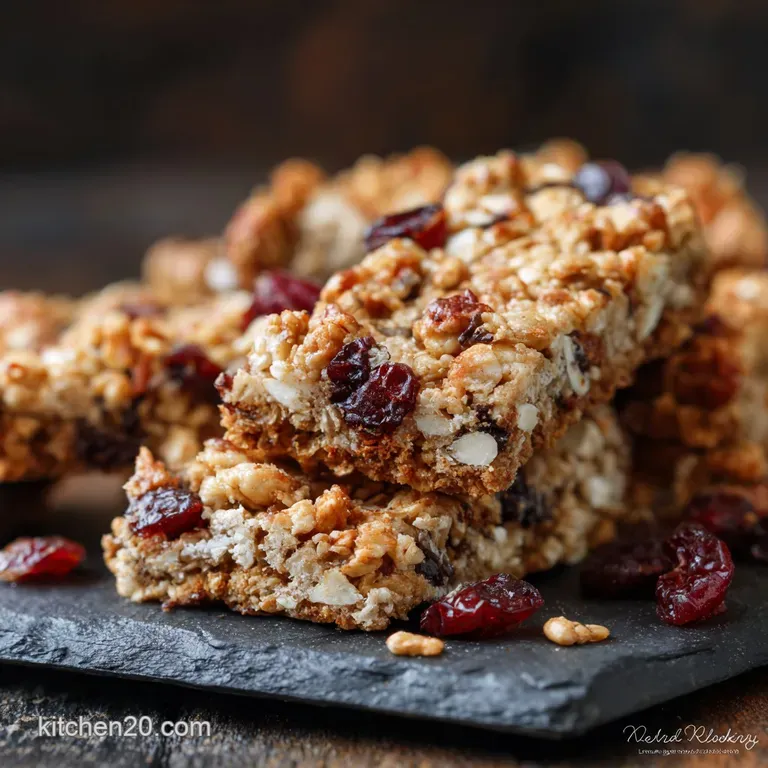 Soft and Chewy Granola Bars: the Ultimate Homemade Cereal Bar Recipe presentation