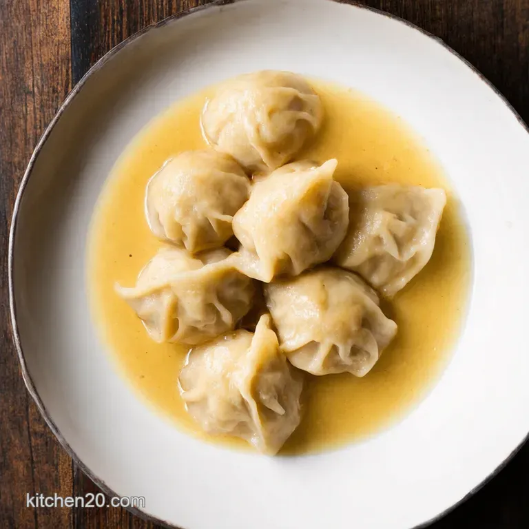 Soul-Warming Chicken and Herb Dumplings presentation