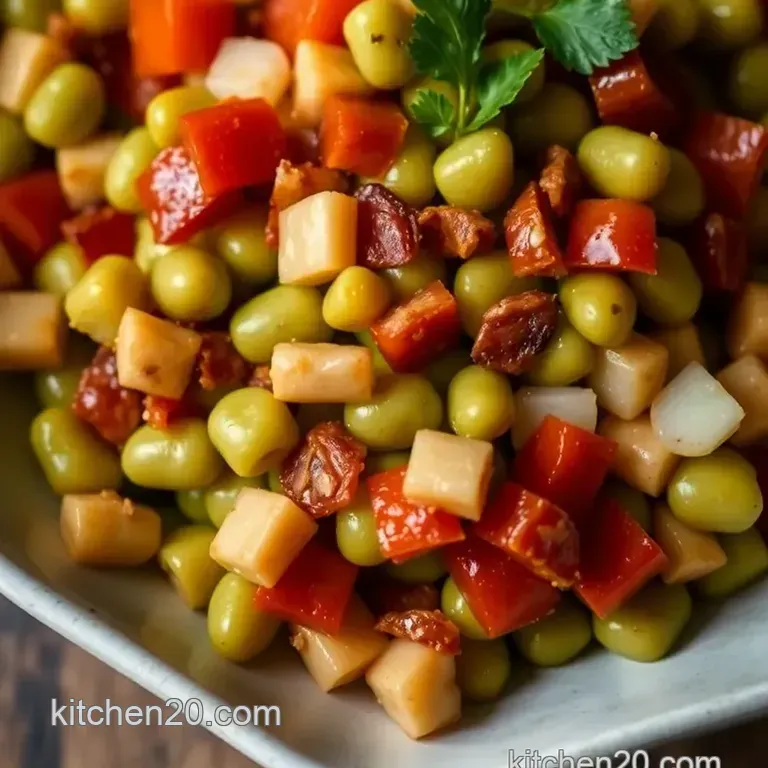 Southern Charm Lima Bean Succotash with Smoked Paprika presentation