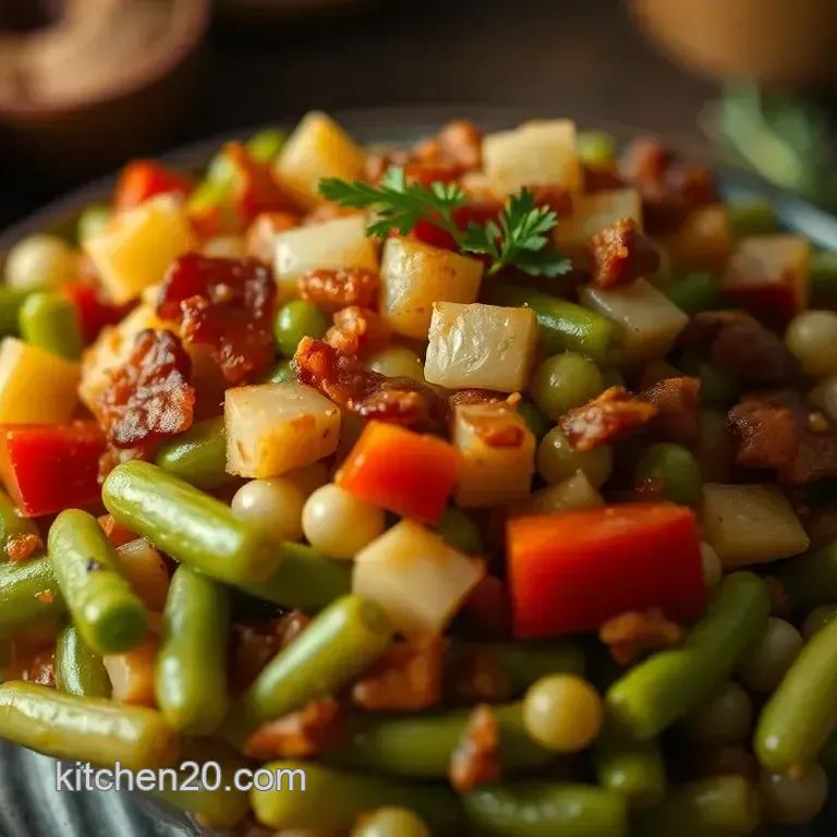 Southern Charm Lima Bean Succotash with Smoked Paprika