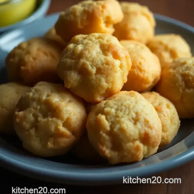 Southern-Style Hush Puppies with a Twist presentation