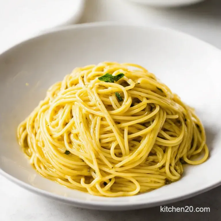 Spaghetti Aglio e Olio Garlic Oil a Kick